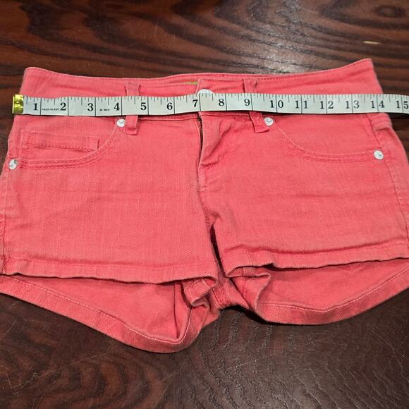 Vanilla Star Pink Low Rise Shorty Surf Y2K Summer Short Shorts - Picture 4 of 7